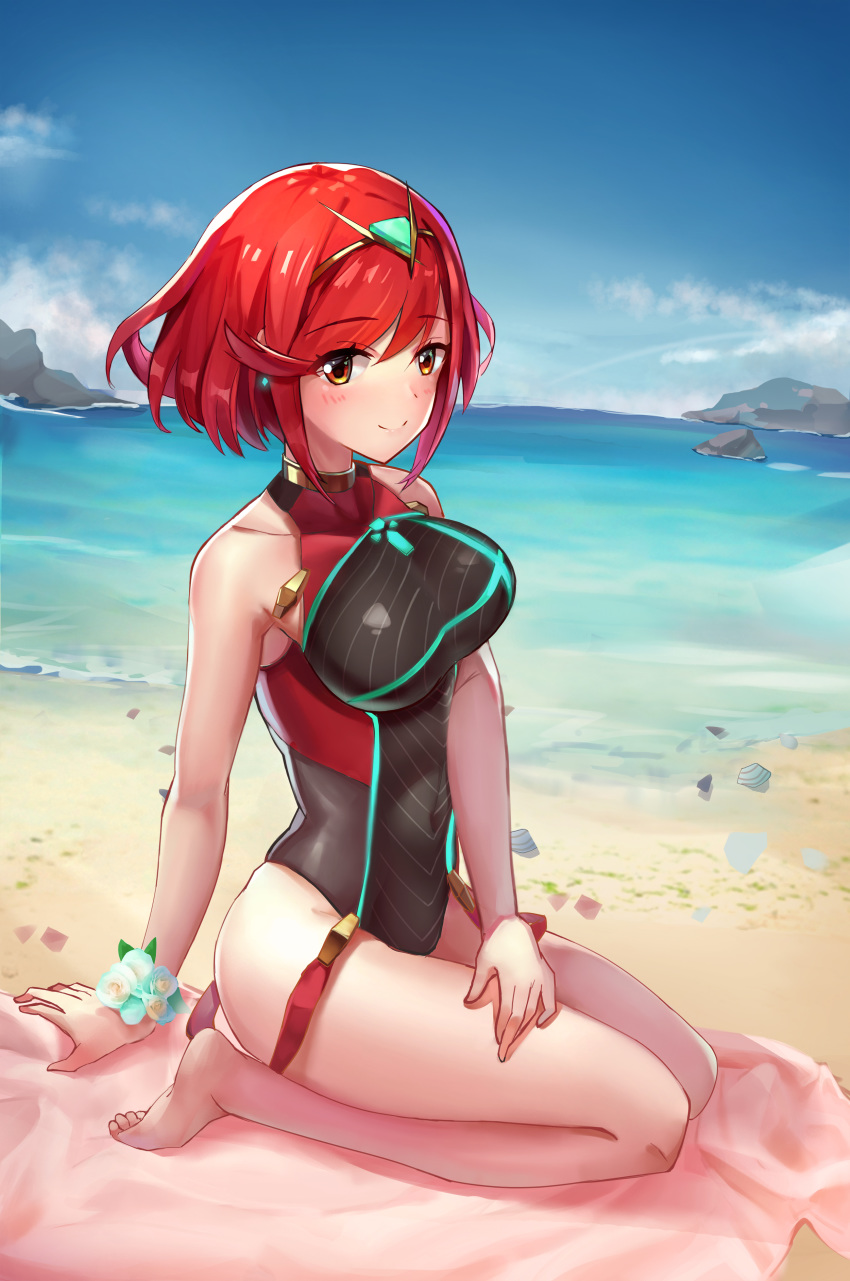 homura_(xenoblade_2) kiiro_kimi swimsuits xenoblade xenoblade_chronicles_2