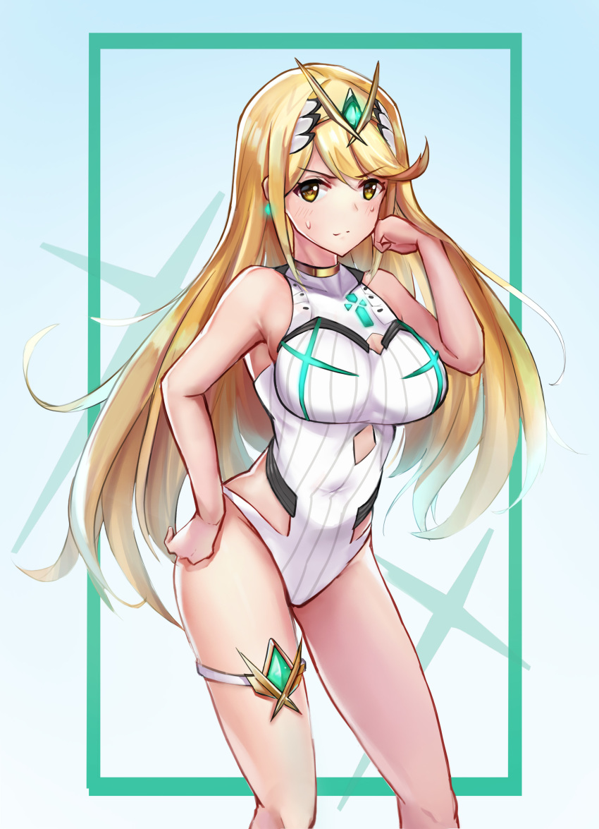 hikari_(xenoblade_2) kiiro_kimi swimsuits xenoblade xenoblade_chronicles_2