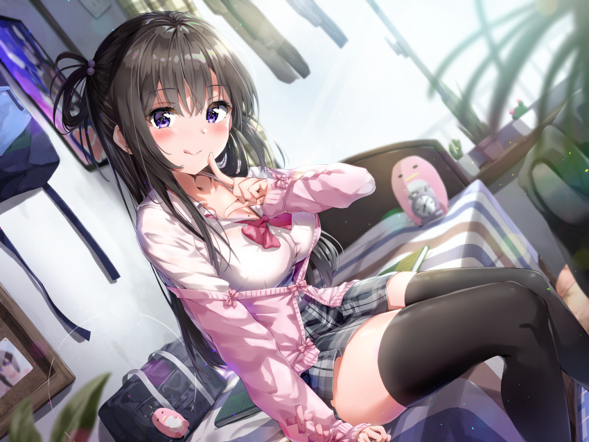 kuria_(clear_trip_second) seifuku tagme thighhighs