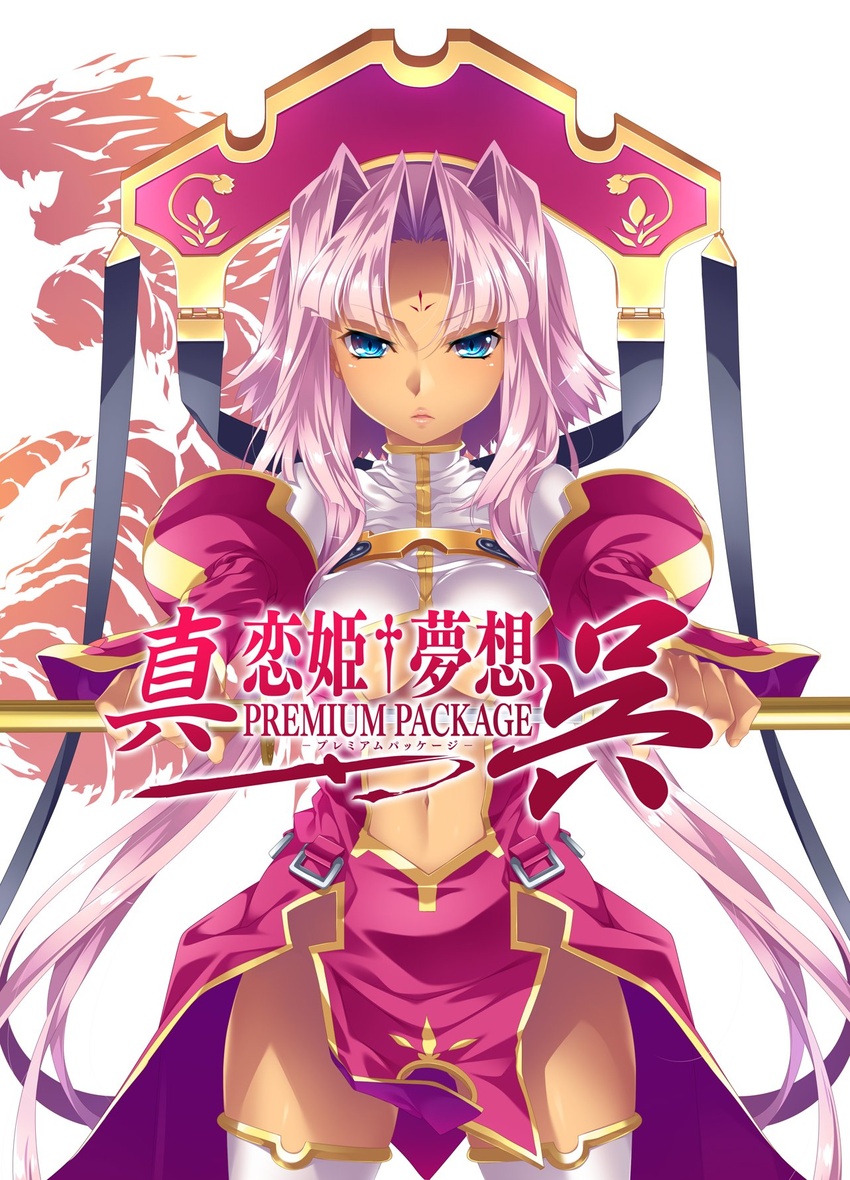 baseson koihime_musou no_bra shin_koihime_musou skirt_lift sword tagme thighhighs