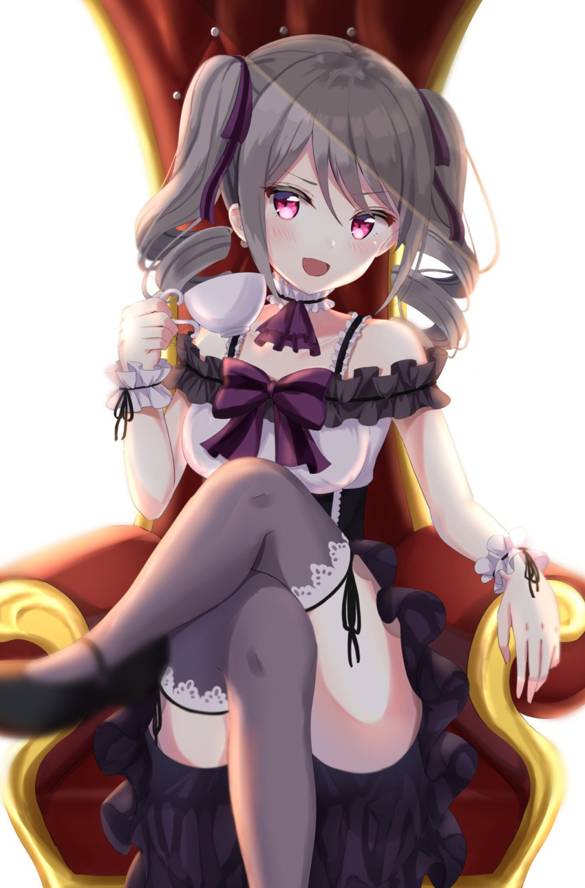 dress kanzaki_ranko kichi the_idolm@ster the_idolm@ster_cinderella_girls the_idolm@ster_cinderella_girls_starlight_stage thighhighs