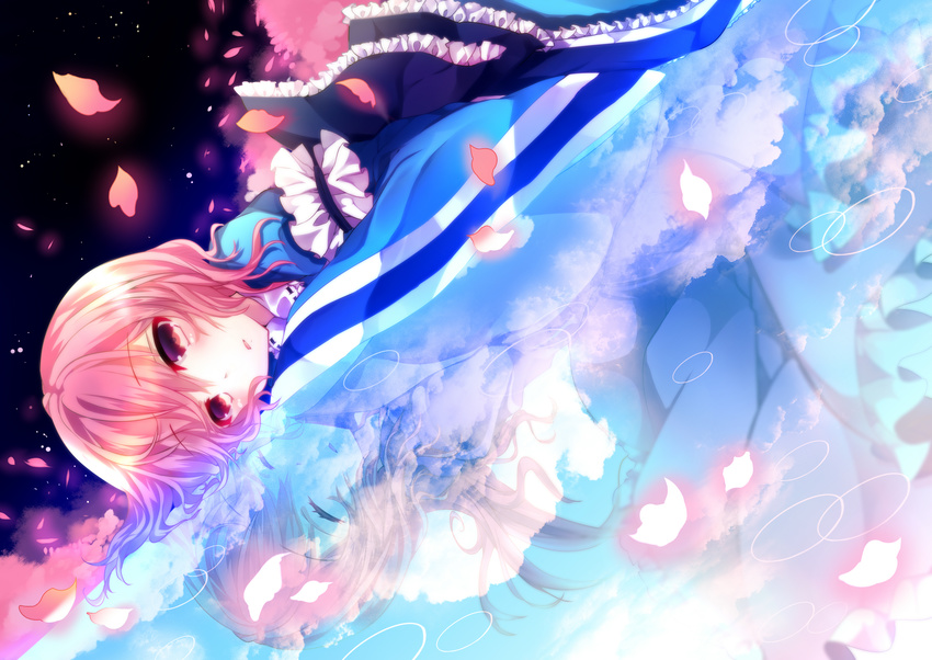 dress kusa saigyouji_yuyuko tagme touhou