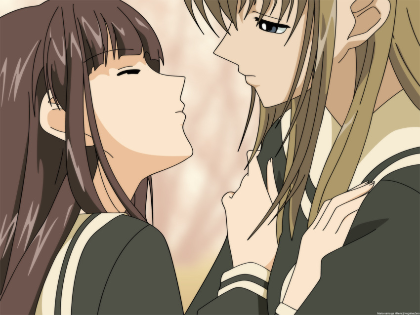 kubo_shiori maria-sama_ga_miteru satou_sei tagme yuri