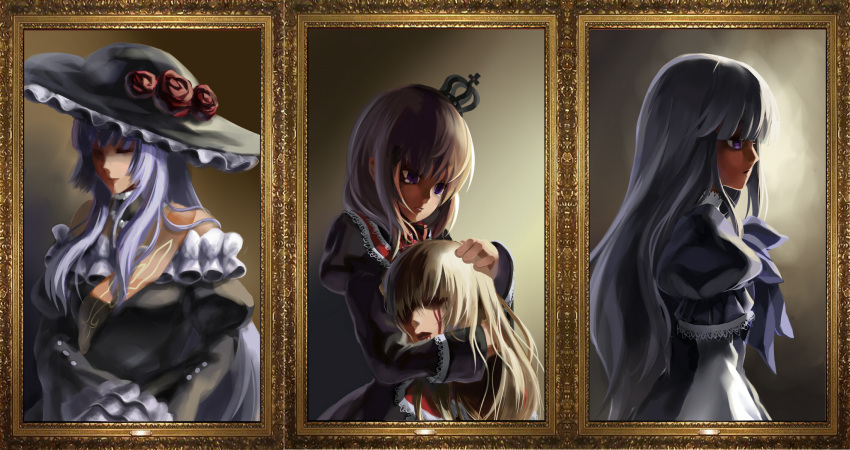 bernkastel frederica_bernkastel umineko_no_naku_koro_ni ushiromiya_maria ushiromiya_rosa virgilia when_they_cry_3