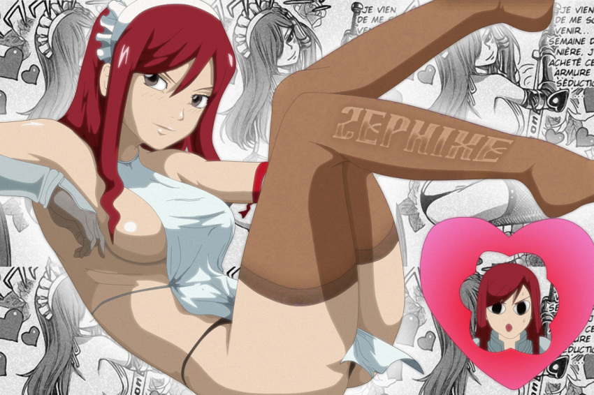 erza erza_scarlet erza_scarlett fairy fairy_tail maid scarlett sexy tail