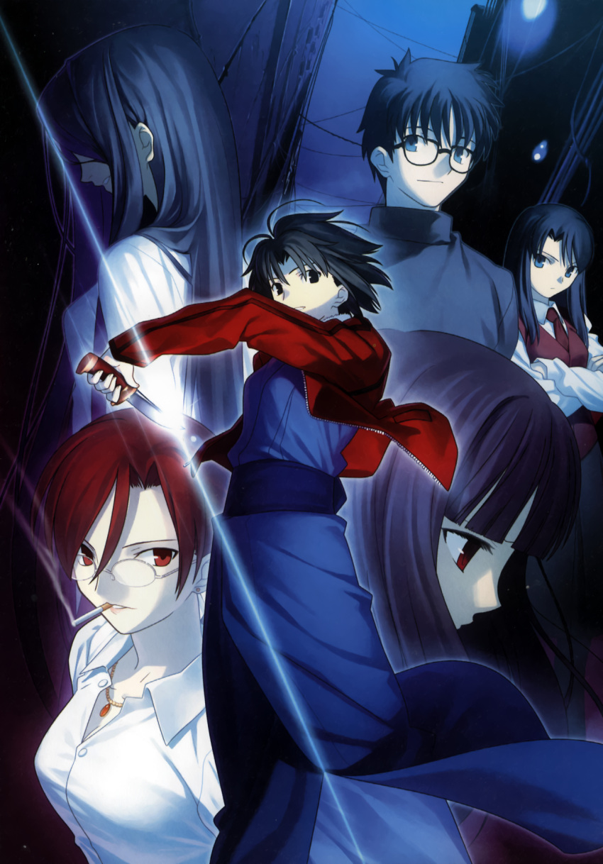 aozaki_touko asagami_fujino kara_no_kyoukai kokutou_azaka kokutou_mikiya ryougi_shiki takeuchi_takashi