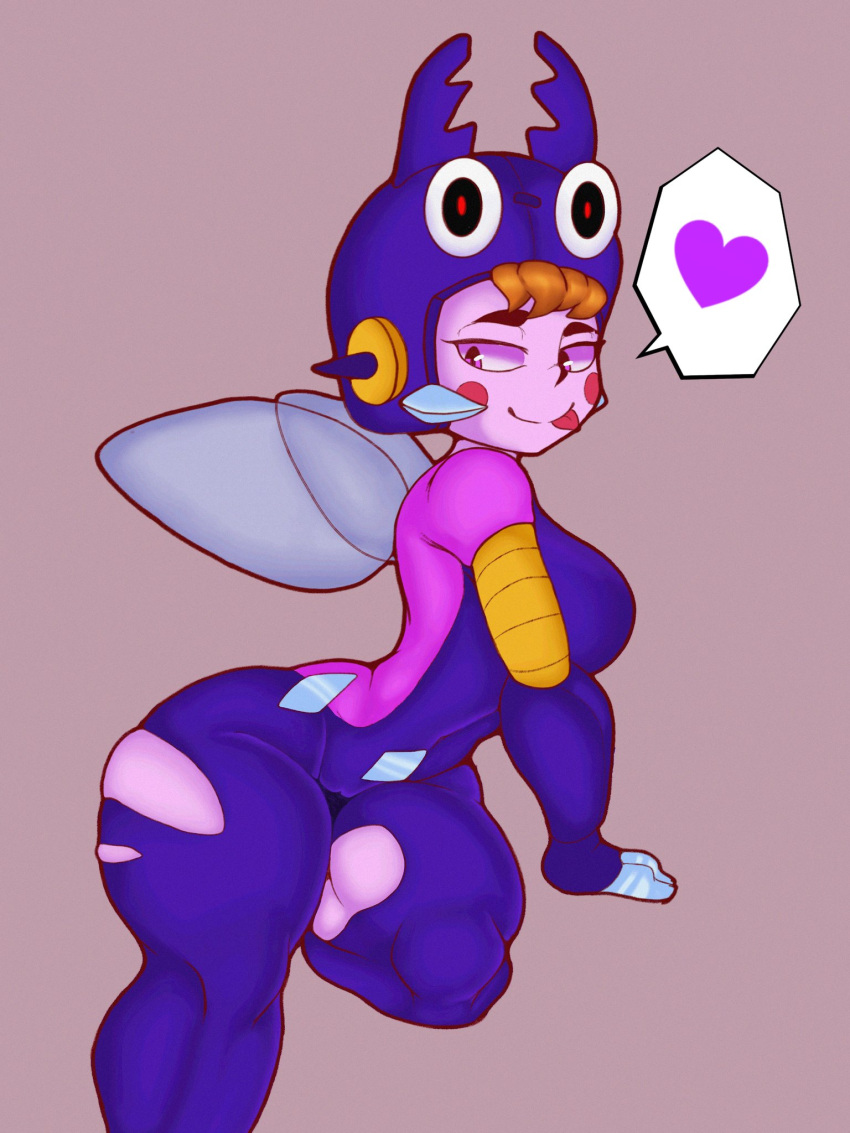 bea_(brawl_stars) big_ass big_breasts brawl_stars jacksito_(artist) looking_at_ass looking_to_the_side mega_beetle_bea_(brawl_stars) tagme