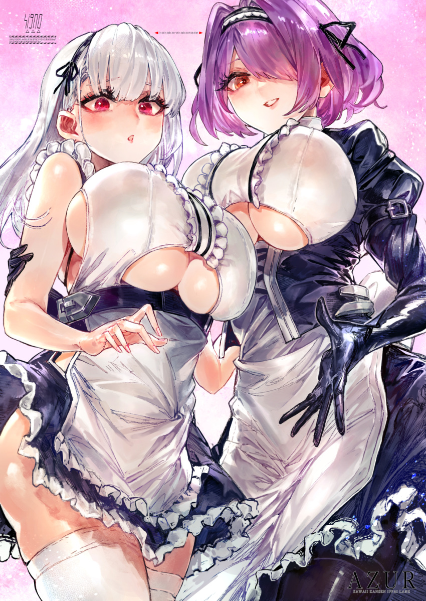 azur_lane dido_(azur_lane) maid signo_aaa tagme thighhighs