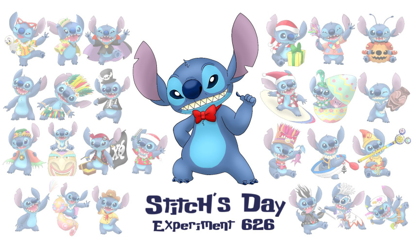 2020 4_arms 4_fingers 4_toes 5:3 alien anatid angel_(lilo_and_stitch) anseriform avian bird blue_body blue_claws blue_eyes blue_fur blue_nose boat bow_tie brush character_name christmas christmas_clothing christmas_headwear claws clothing disney disney_parks duck electronics english_text experiment_(lilo_and_stitch) feet fingers fist_pump floral floral_clothing floral_pattern floral_print floral_shirt floral_t-shirt floral_topwear flower flower_garland fur garland gesture gift grin hand_gesture hat headgear headwear hi_res holding_microphone holding_object holidays jack-o'-lantern lei lilo_and_stitch male mayoooon_626 microphone microphone_stand multi_arm multi_limb multiple_images multiple_poses notched_ear oar paintbrush pattern_clothing pattern_shirt pattern_t-shirt pattern_topwear plant pointing pointing_at_self pose print_clothing print_shirt print_t-shirt print_topwear raised_arm santa_hat scarf sharp_teeth shirt simple_background sitting smile solo spacesuit standing stitch_(lilo_and_stitch) surfboard surfing t-shirt teeth text toes tokyo_disneyland topwear vehicle watercraft white_background wig