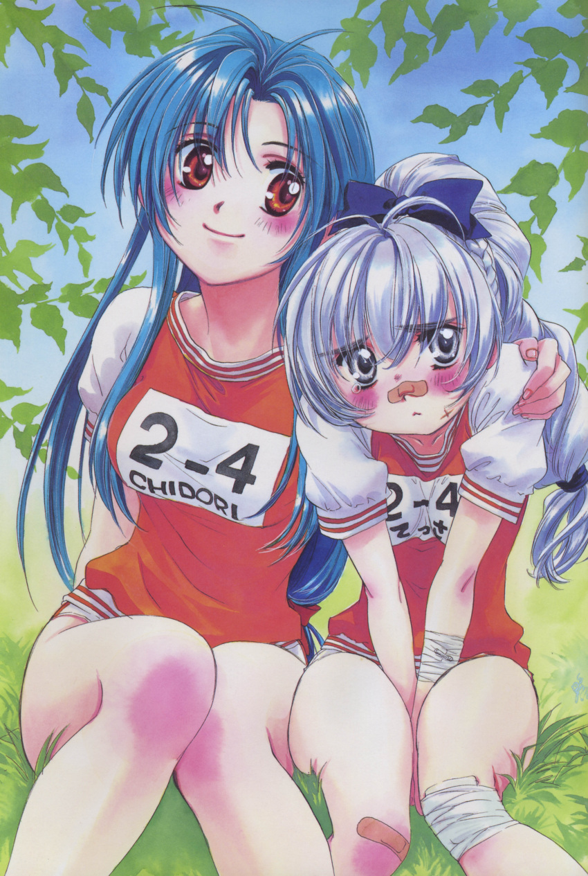 chidori_kaname full_metal_panic gym_uniform shikidouji teletha_testarossa