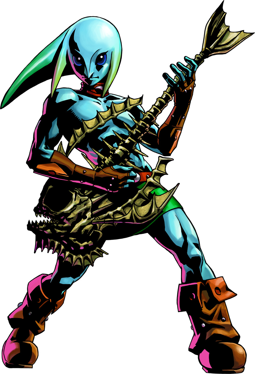 absurd_res alpha_channel blue_eyes boots clothing footwear guitar hi_res humanoid majora's_mask male marine musical_instrument nintendo official_art playing_guitar playing_music plucked_string_instrument simple_background solo string_instrument the_legend_of_zelda yusuke_nakano zora zora_link