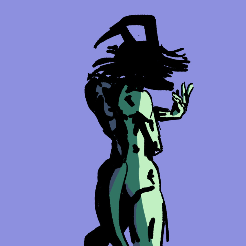 1:1 2024 5_fingers anthro banco blue_background cavemanon_studios compsognathid compsognathus digital_drawing_(artwork) digital_media_(artwork) dinosaur fingers ftm_crossgender green_body green_scales jojo_pose long_tail male multicolored_body multicolored_scales nude nude_anthro nude_male prehistoric_species reptile rule_63 scales scalie schizo_chan_(snoot_game) simple_background snoot_game solo tail theropod