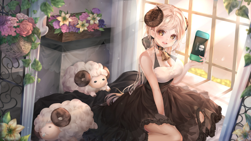 animal original sheep sheepgirl tagme_(artist)