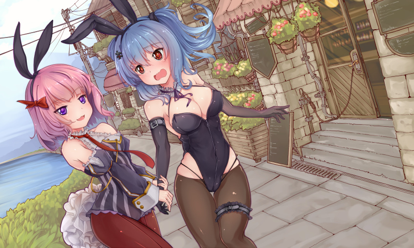 animal_ears bunny_ears bunny_girl garter rhineheim zhanjianshaonv