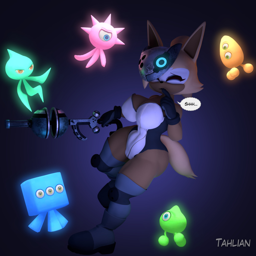 1:1 2019 3d_(artwork) alien anthro big_breasts black_nose blonde_hair blue_wisp_(sonic) breasts brown_body brown_fur canid canine canis cleavage closed_eyes clothed clothing cyan_wisp_(sonic) digital_media_(artwork) female fur gloves glowing green_wisp_(sonic) group hair handwear hi_res idw_publishing leotard mammal mask orange_wisp_(sonic) pink_wisp_(sonic) ponytail sega short_stack simple_background sonic_colors sonic_the_hedgehog_(comics) sonic_the_hedgehog_(idw) sonic_the_hedgehog_(series) speech_bubble tahlian weapon whisper_the_wolf wide_hips wisp_(sonic) wolf