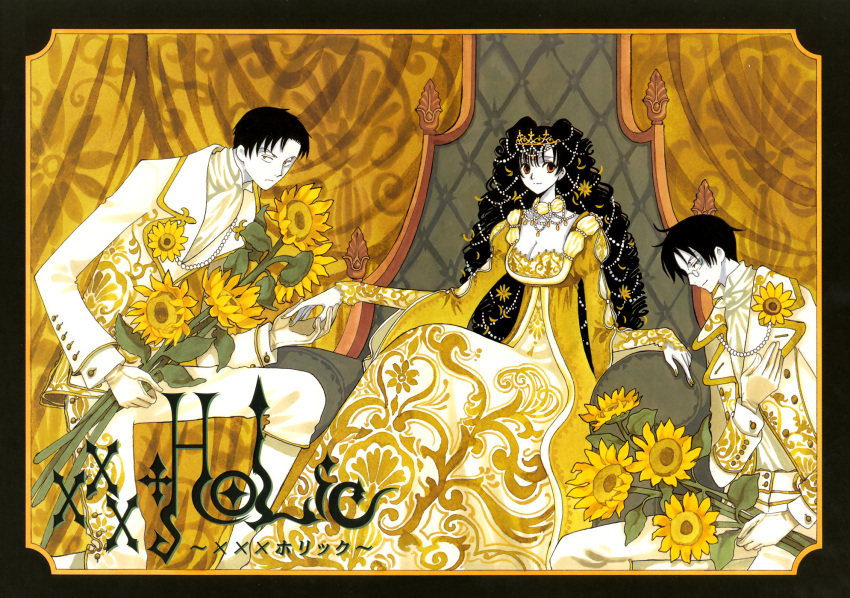 clamp doumeki_shizuka kunogi_himawari watanuki_kimihiro xxxholic