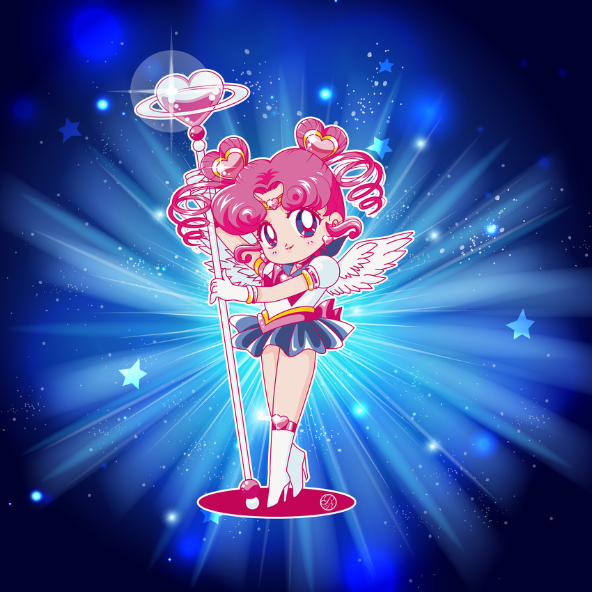 chibichibi heels riccardo_bacci sailor_moon weapon wings