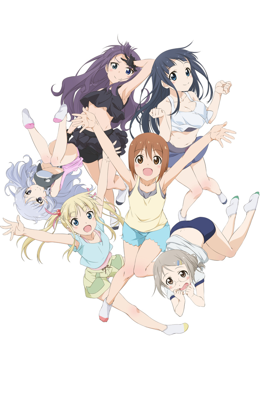 anitore!_xx bra cleavage deumi_sakura gym_uniform higuchi_eri hiraoka_yuu hoshi_asami megane saotome_shizuno tachibana_akiko tagme