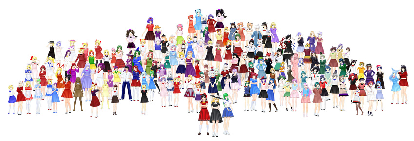 1boy 3d 4chan 6+girls absolutely_everyone achi_cirno aki_minoriko aki_shizuha alice_margatroid alice_margatroid_(pc-98) alternate_color animal_ears annotated artificial_academy_2 asakura_rikako black_hair blonde_hair blue_eyes brown_hair character_request check_character chen cirno cirno-nee doremy_sweet elis_(touhou) ellen_(touhou) elly_(touhou) everyone ex-keine flandre_scarlet floppy_ears fujiwara_no_mokou futatsuiwa_mamizou gengetsu_(touhou) green_hair hakurei_reimu hata-tan_(rui_(hershe)) hata_no_kokoro heterochromia highres hijiri_byakuren himekaidou_hatate hinanawi_tenshi hong_meiling horikawa_raiko hoshiguma_yuugi houjuu_nue hourai_doll houraisan_kaguya ibaraki_kasen ibuki_suika imaizumi_kagerou inaba_tewi inu_sakuya_(nejikirio) inubashiri_momiji izayoi_sakuya kaenbyou_rin kagiyama_hina kaku_seiga kamishirasawa_keine kana_anaberal kasodani_kyouko kawashiro_nitori kazami_yuuka kazami_yuuka_(pc-98) kijin_seija kikuri_(touhou) kirisame_marisa kirisame_marisa_(pc-98) kisume kitashirakawa_chiyuri koakuma kochiya_sanae komeiji_koishi komeiji_satori konngara_(touhou) konpaku_youmu kotohime_(touhou) kumoi_ichirin kurodani_yamame kurumi_(touhou) layla_prismriver letty_whiterock light_purple_hair lily_black lily_white long_hair louise_(touhou) luna_child lunasa_prismriver lyrica_prismriver mai_(touhou) maribel_hearn matenshi_(touhou) medicine_melancholy meira_(touhou) merlin_prismriver mima_(touhou) miyako_yoshika mizuhashi_parsee mononobe_no_futo morichika_rinnosuke moriya_suwako mugetsu_(touhou) multiple_girls murasa_minamitsu mystia_lorelei nagae_iku nameless_fairy nazrin noroiko okazaki_yumemi onozuka_komachi orange_(touhou) patchouli_knowledge purple_hair rabbit_ears red_eyes reisen_(touhou_bougetsushou) reisen_udongein_inaba reiuji_utsuho remilia_scarlet rengeteki_(touhou) rika_(touhou) ringo_(touhou) rumia ruukoto saigyouji_yuyuko sara_(touhou) sariel_(touhou) sashiromiya_sasha satsuki_rin seiran_(touhou) sekibanki sendai_hakurei_no_miko shameimaru_aya shanghai_doll shiki_eiki shingyoku_(touhou) shinki_(touhou) short_hair skirt snake-eyed_kanako soga_no_tojiko star_sapphire sukuna_shinmyoumaru sunny_milk tatara_kogasa tokiko_(touhou) toramaru_shou touhou touhou_(pc-98) toyosatomimi_no_miko transparent_background tsukumo_benben tsukumo_yatsuhashi unzan usami_renko usami_sumireko wakasagihime watatsuki_no_toyohime watatsuki_no_yorihime white_hair wriggle_nightbug yagokoro_eirin yakumo_ran yakumo_yukari yasaka_kanako yuki_(touhou) yumeko_(touhou) yuugenmagan zombie_fairy_(touhou)