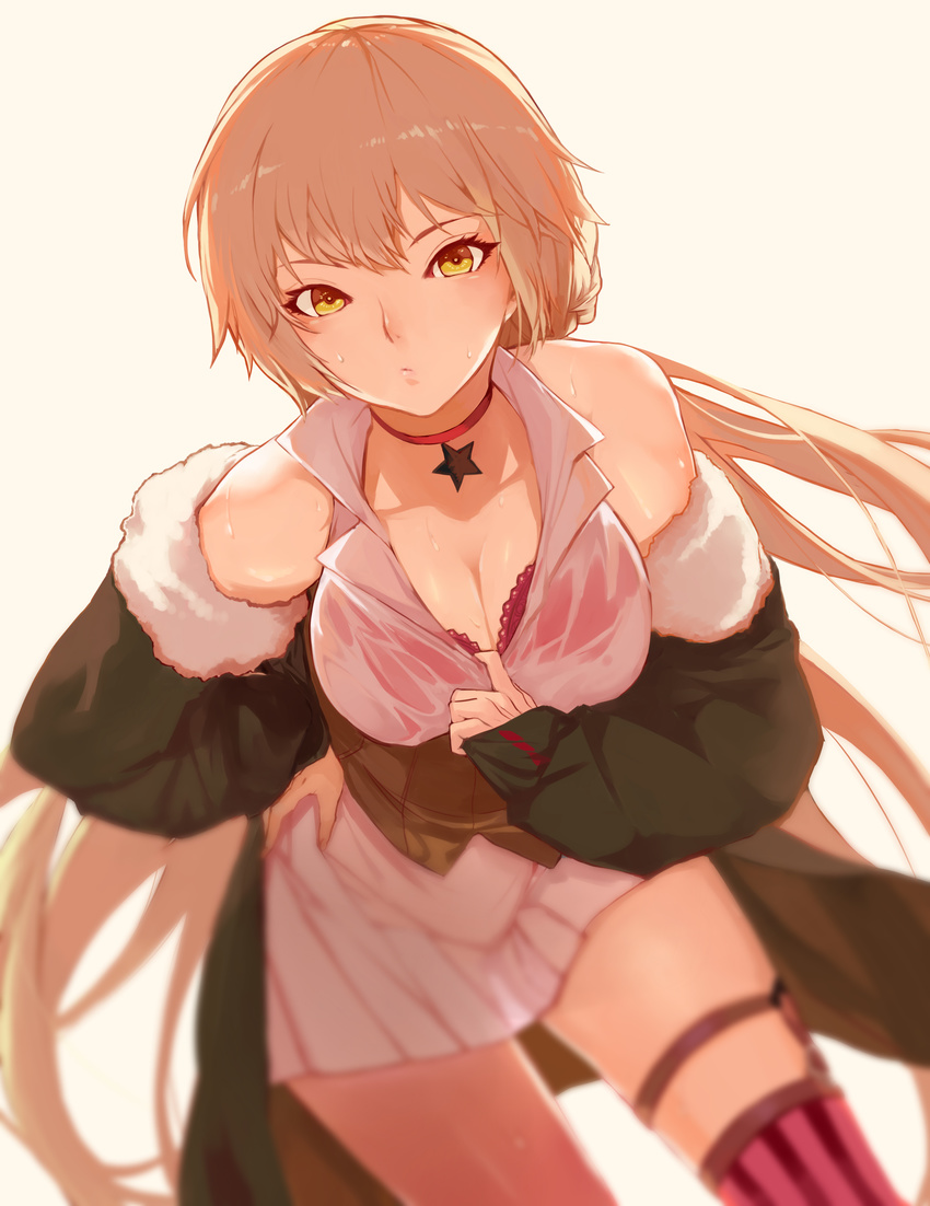 bra ceda cleavage girls_frontline see_through