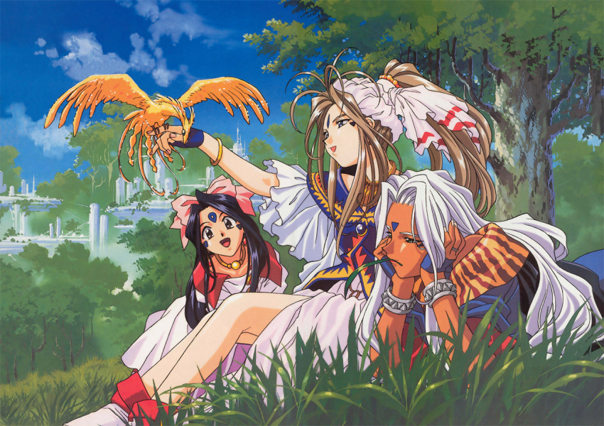 belldandy bird oh_my_goddess! skuld urd