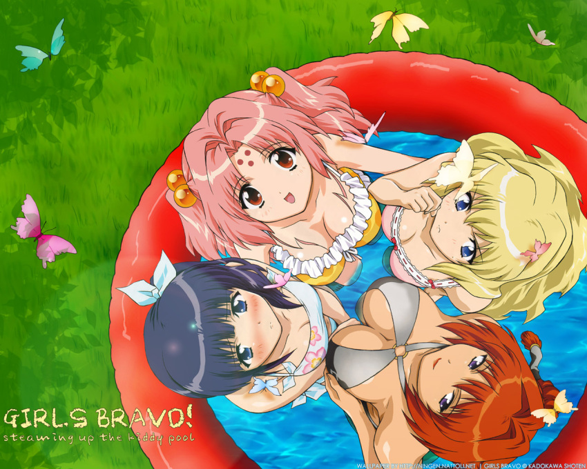 fukuyama_lisa girls_bravo koyomi_hare_nanaka maharu_sena_kanaka miharu_sena_kanaka swimsuit