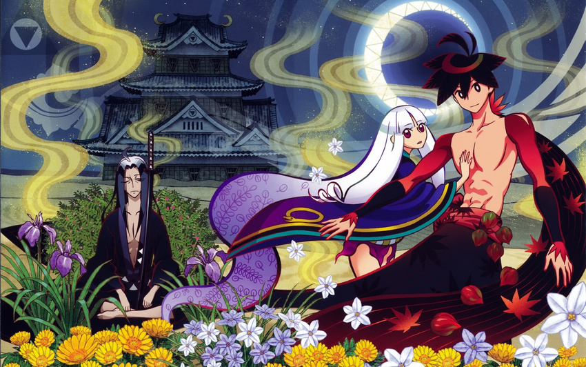 katanagatari togame uneri_ginkaku wallpaper yasuri_shichika