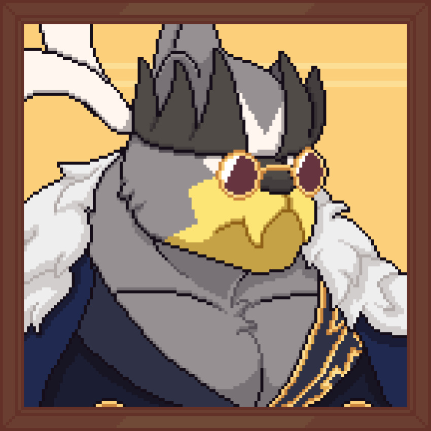 animated anthro beardreigon clothing eyewear generation_8_pokemon glasses legendary_pokemon male muscular muscular_anthro muscular_male nintendo pokemon pokemon_(species) solo suit urshifu