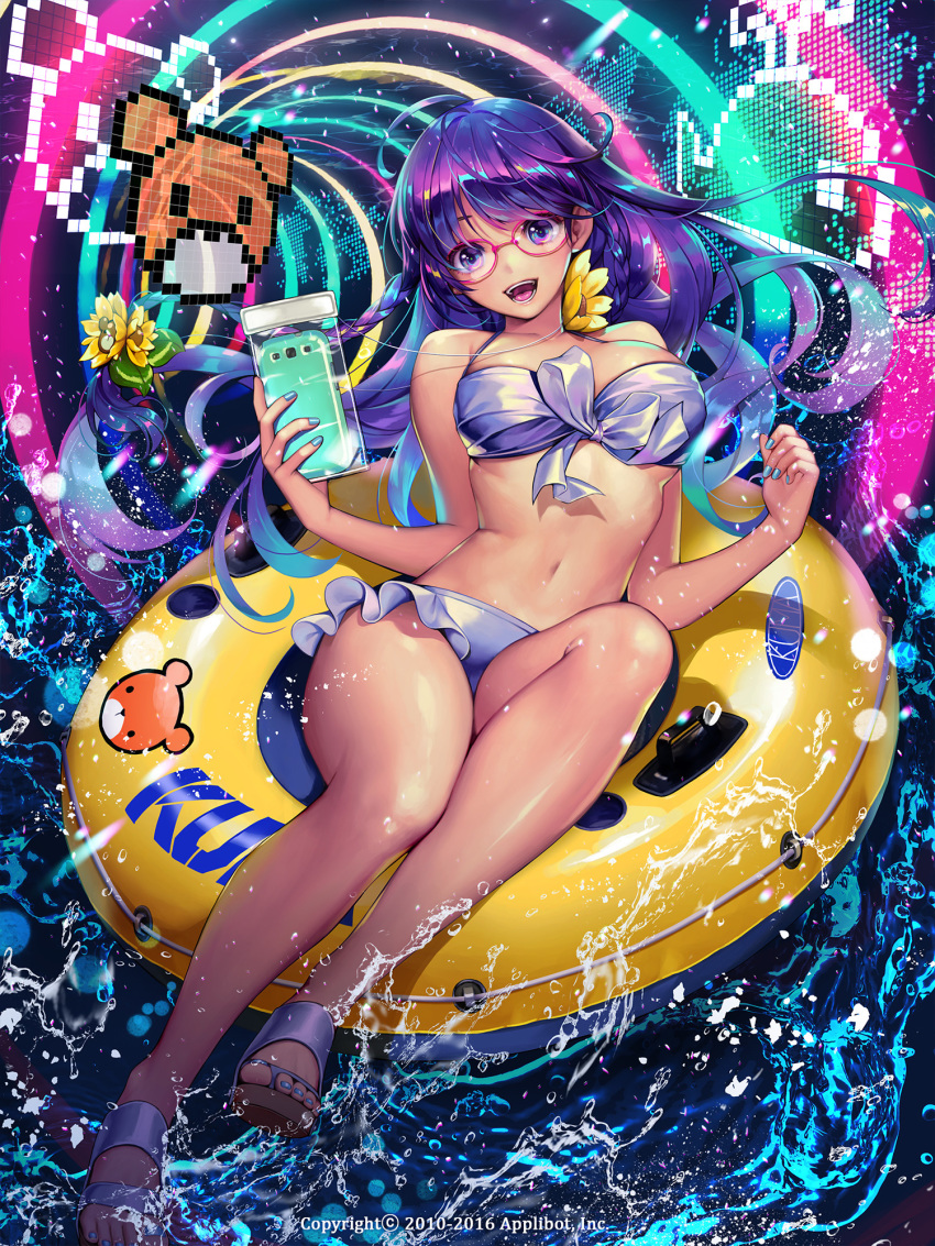 bikini gang_road_joker megane official_watermark soo_kyung_oh swimsuits wet