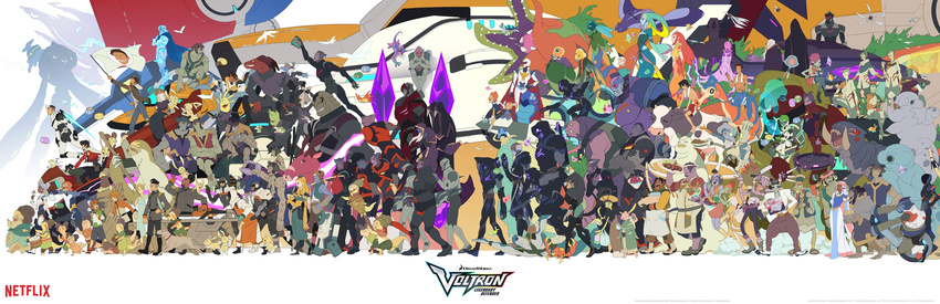 6+boys 6+girls alien animal annotation_request archived_source bovine character_request coran_(voltron) dark_skin drum everyone extra_arms flag flying glowing glowing_eyes headband helmet highres hood hunk_(voltron) instrument jacket keith_(voltron) lance_(voltron) logo male_swimwear mask matthew_holt mecha mermaid military military_uniform monster_boy monster_girl multiple_boys multiple_girls netflix nyma_(voltron) official_art pidge_gunderson pilot_suit pointy_ears princess_allura riding robot running sendak_(voltron) shay_(voltron) size_difference smile spacecraft swim_trunks sword takashi_shirogane uniform voltron:_legendary_defender voltron_(mecha) voltron_(series) walking weapon zarkon_(voltron)