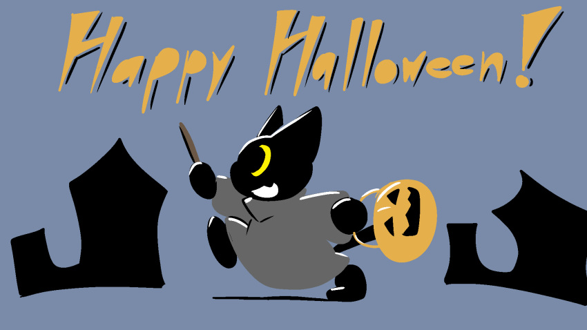 16:9 ambiguous_gender animated anthro building dragonweirdo felid feline google google_doodle halloween hi_res holidays house jack-o'-lantern magic_cat_academy mammal momo_(google) short_playtime smile solo trick-or-treating walking wand widescreen wizard_robe