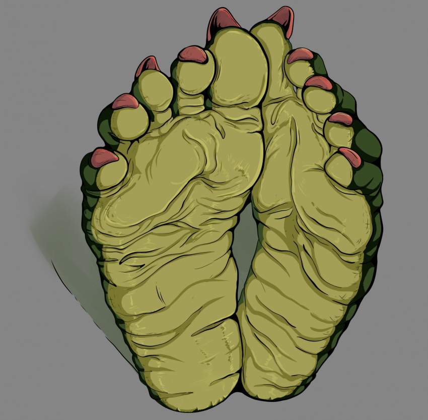 anthro claws colored_nails elizabeth_(robinthefox) feet female foot_fetish foot_focus hi_res lizard mature_female mother_(lore) nails parent_(lore) paws red_nails reptile robinthefox scalie snake soles solo toes wet wrinkled_feet wrinkles