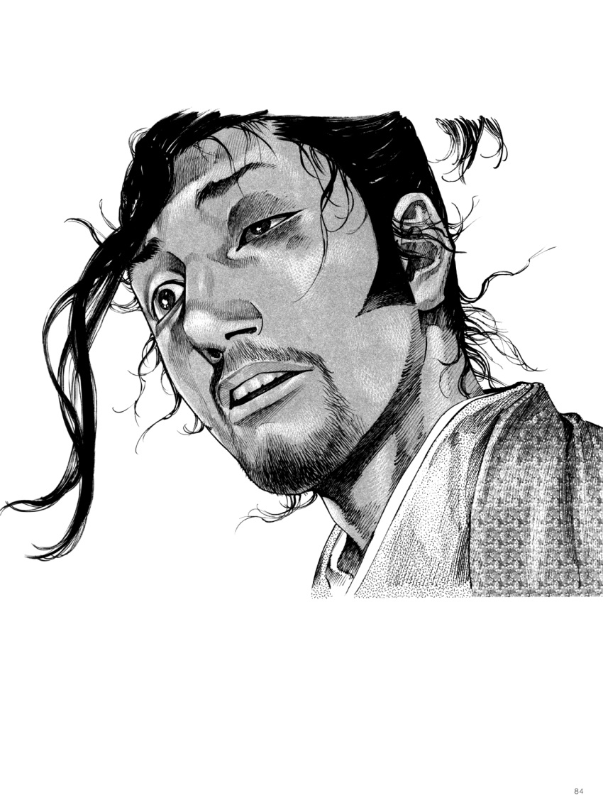 inoue_takehiko male monochrome tagme vagabond