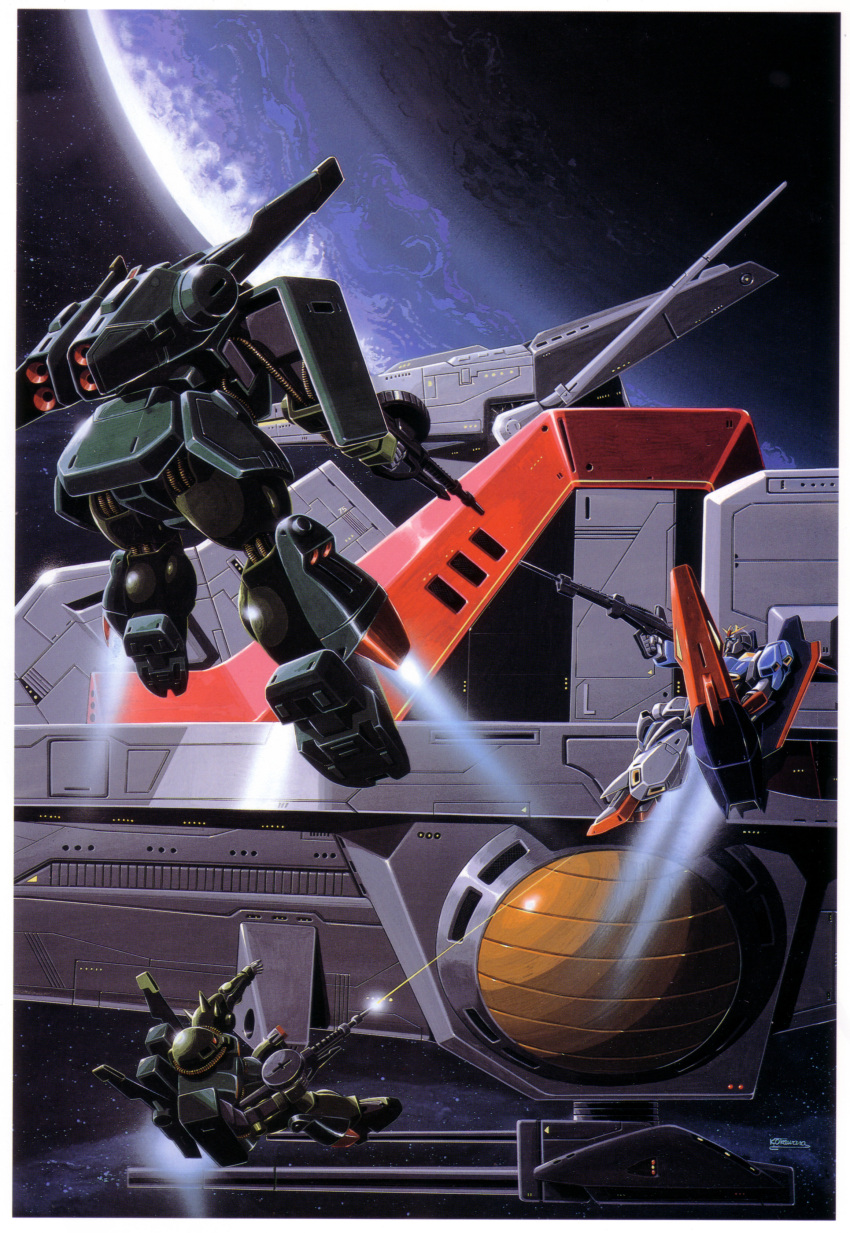 gundam mecha okawara_kunio tagme zeta_gundam