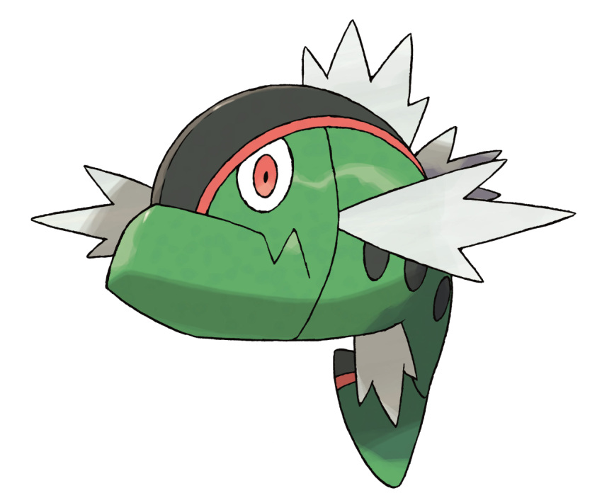 basculin fins fish green_skin no_humans official_art pokemon tail