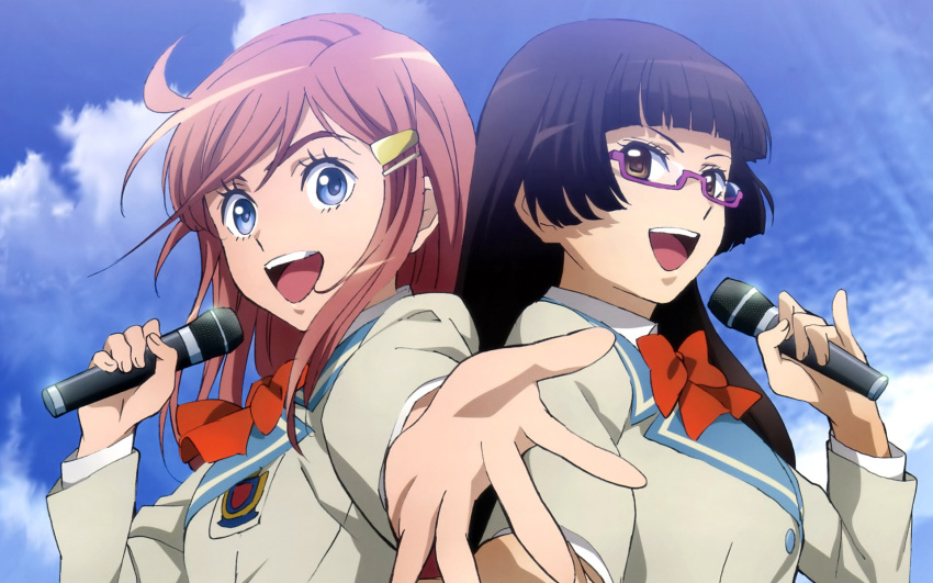 chiaki_kurihara glasses katou_marika miniskirt_pirates tagme