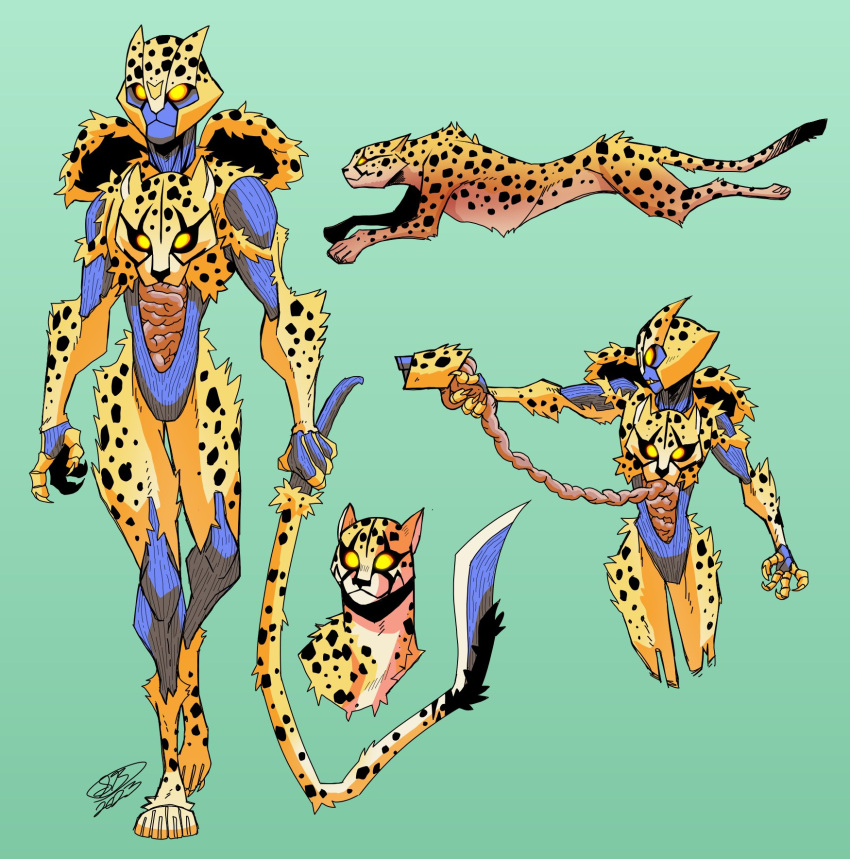 anthro blaster cheetah cheetor claws cybernetics cyborg felid feline guts hasbro hi_res humanoid intestines machine male mammal markings melee_weapon organs polearm robot running scythe solo spots spotted_body tail takara_tomy transformers transformers:_beast_wars weapon yellow_eyes yotakuboi