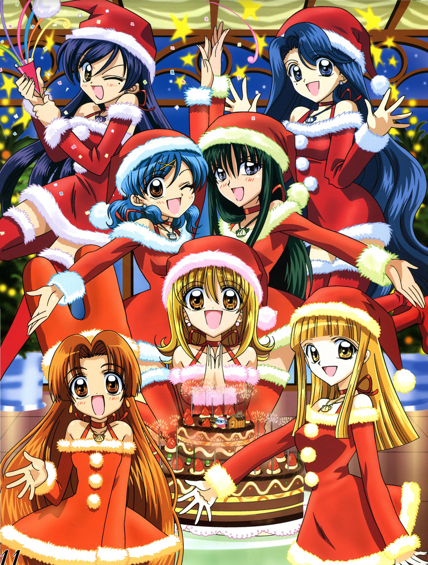 christmas coco houshou_hanon karen mermaid_melody_pichi_pichi_pitch nanami_luchia noelle seira toin_rina