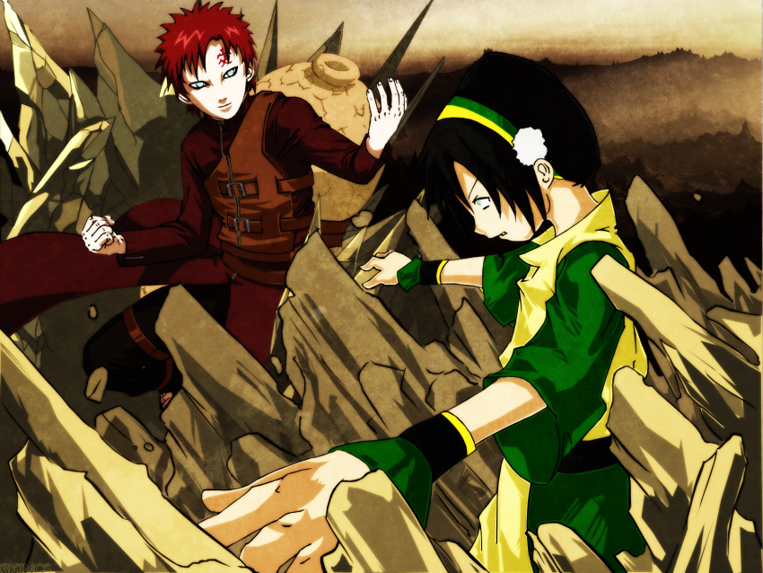 avatar gaara naruto tagme toph_bei_fong