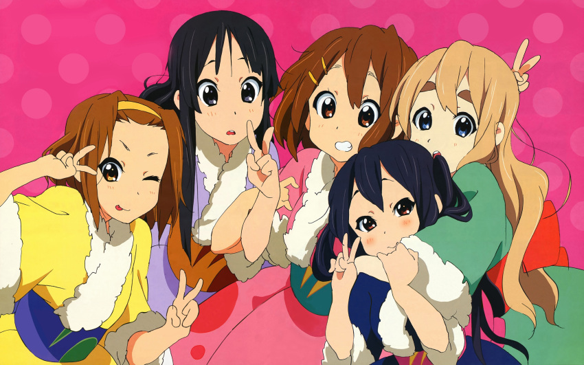 akiyama_mio duplicate hirasawa_yui k-on! kotobuki_tsumugi nakano_azusa scan tainaka_ritsu yamada_naoko