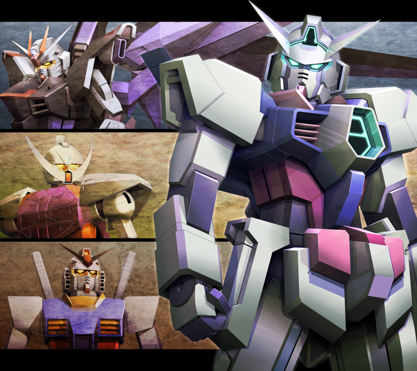 freedom_gundam gundam gundam_age gundam_age-1 gundam_seed mecha mobile_suit_gundam no_humans reigan rx-78-2 turn_a_gundam turn_a_gundam_(mobile_suit)