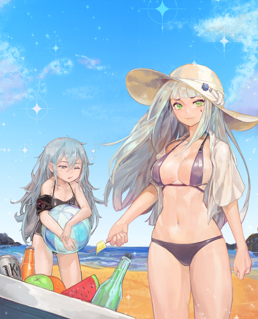 bikini g11_(girls_frontline) girls_frontline hk416_(girls_frontline) swimsuits tamidro