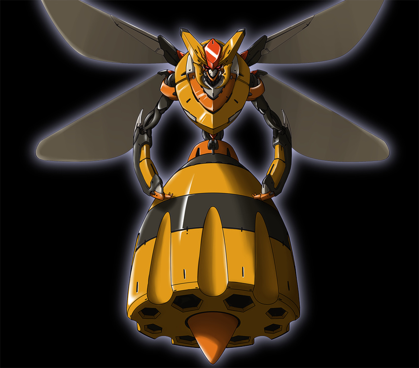 bee insect_wings insects mecha mechanization metaphor no_humans pokemon red_eyes vespiquen wings