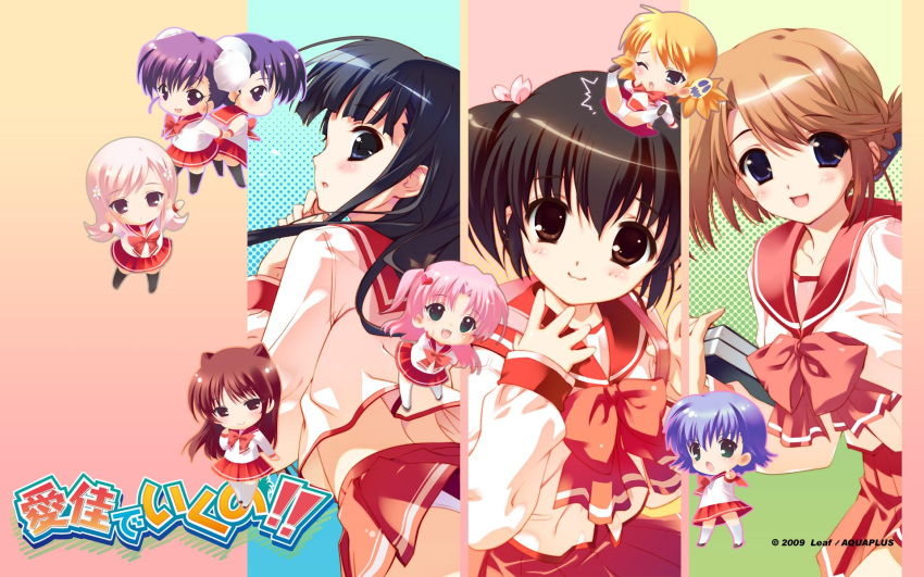 chibi himeyuri_ruri himeyuri_sango jpeg_artifacts komaki_manaka kousaka_tamaki kusakabe_yuki leaf lucy_maria_misora maaryan pantsu sasamori_karin seifuku to_heart to_heart_2 tonami_yuma wallpaper yuzuhara_konomi