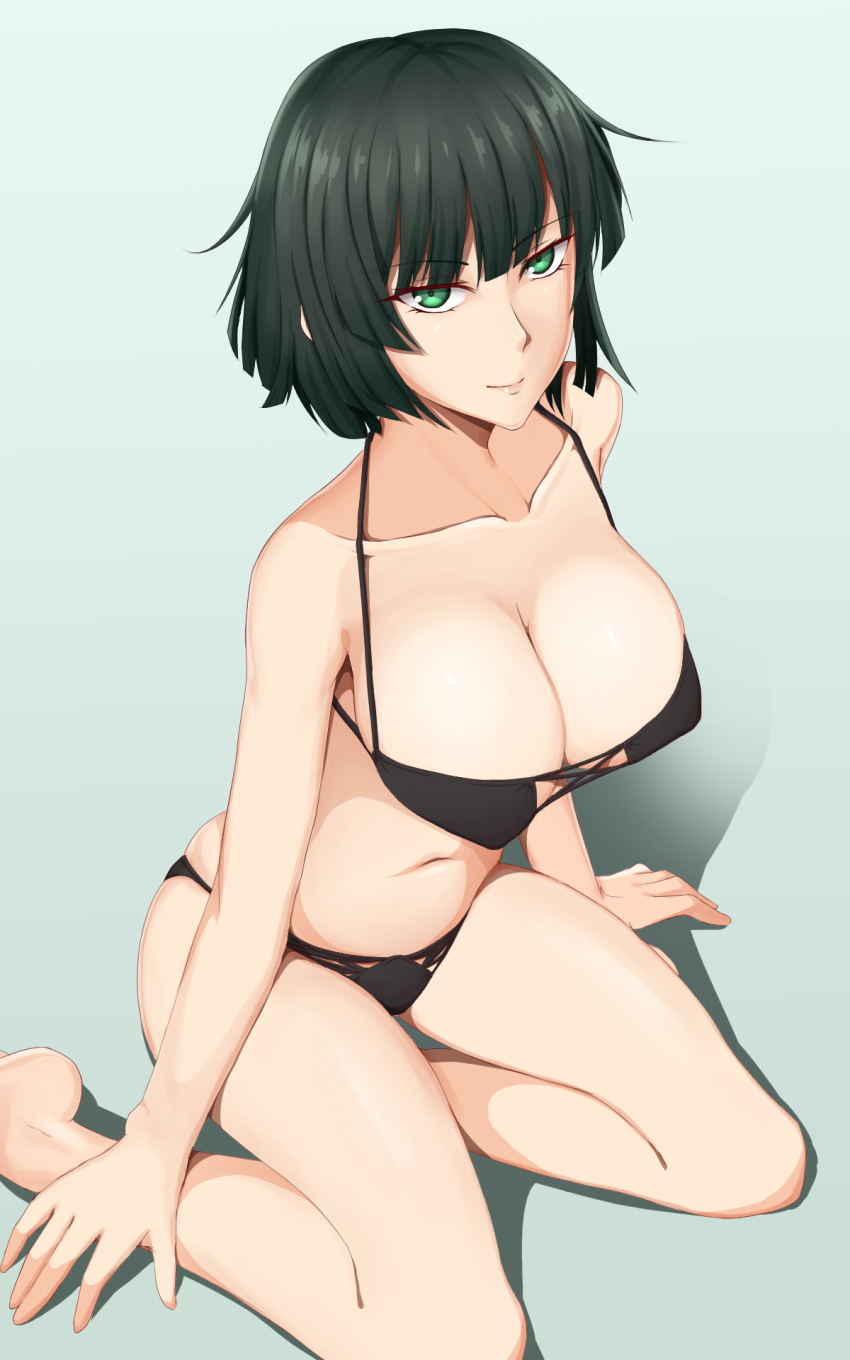 1girls ass ass_squeeze bangs bare_shoulders belly belly_button big_breasts bob_cut bra breast_squeeze breast_squish breasts busty cleavage collarbone covered_nipples curvaceous curvy curvy_body curvy_female curvy_figure dark_green_hair eye_contact eyelashes female female_focus female_only fringe fubuki_(one-punch_man) green_eyes green_hair heroine highres hips hourglass_figure huge_breasts human human_only humanoid kneeling large_breasts legs light-skinned_female light_skin lips lipstick looking_at_viewer medium_hair midriff navel nipple_bulge on_floor on_knees one-punch_man panties shaito shiny_skin short_hair sitting slim slim_waist smile smiling smiling_at_viewer smirk solo solo_female solo_focus stomach thick thick_thighs thighs thin_waist topwear underwear voluptuous waist wide_hips