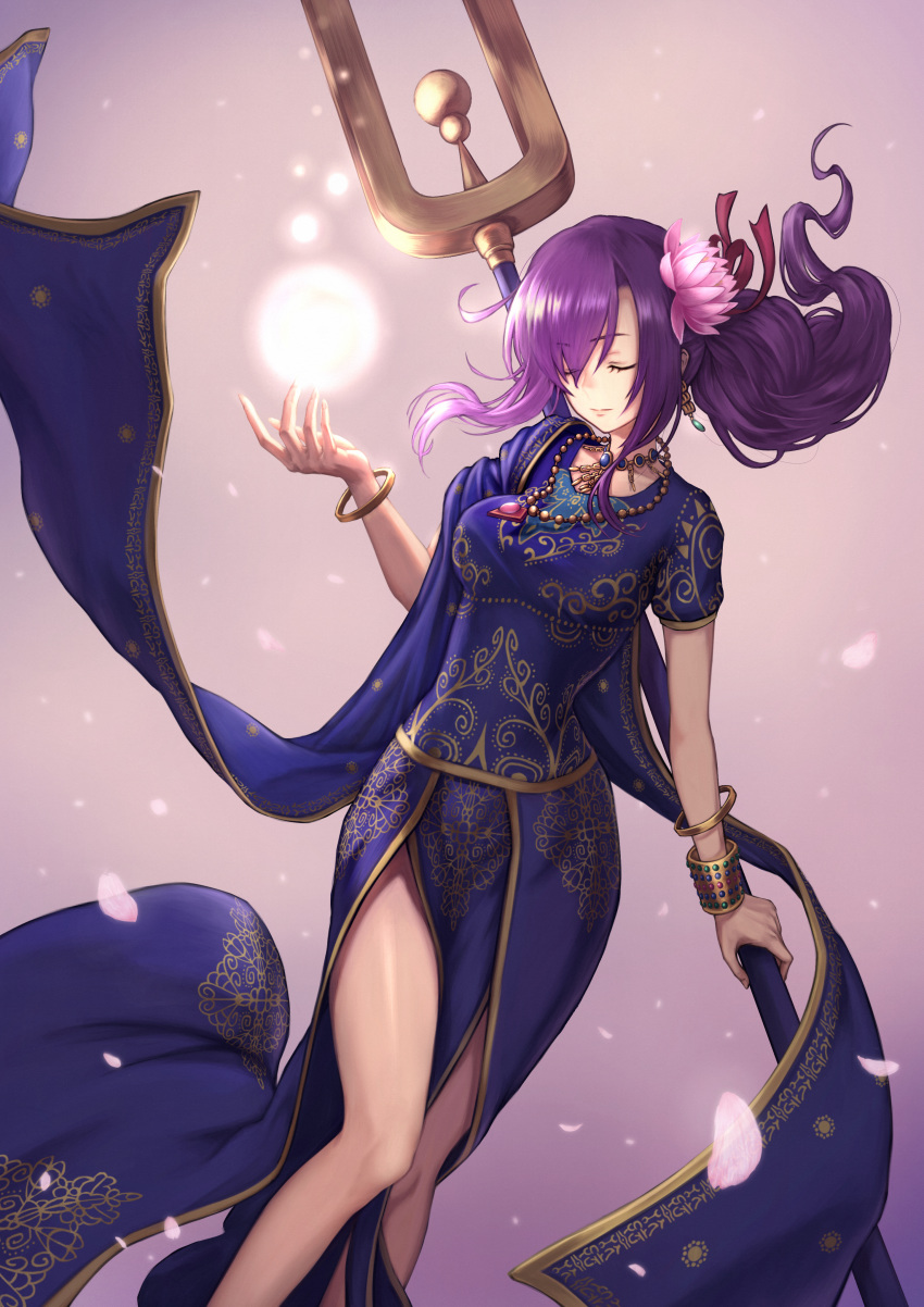 asian_clothes fate/grand_order parvati_(fate/grand_order) weapon yasu_(segawahiroyasu)