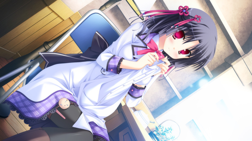 black_hair diamic_days game_cg red_eyes sesena_yau shinoyama_tokiha