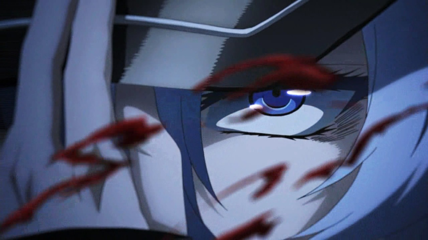 akame_ga_kill! blood blue_eyes blue_hair esdeath esdese female hat