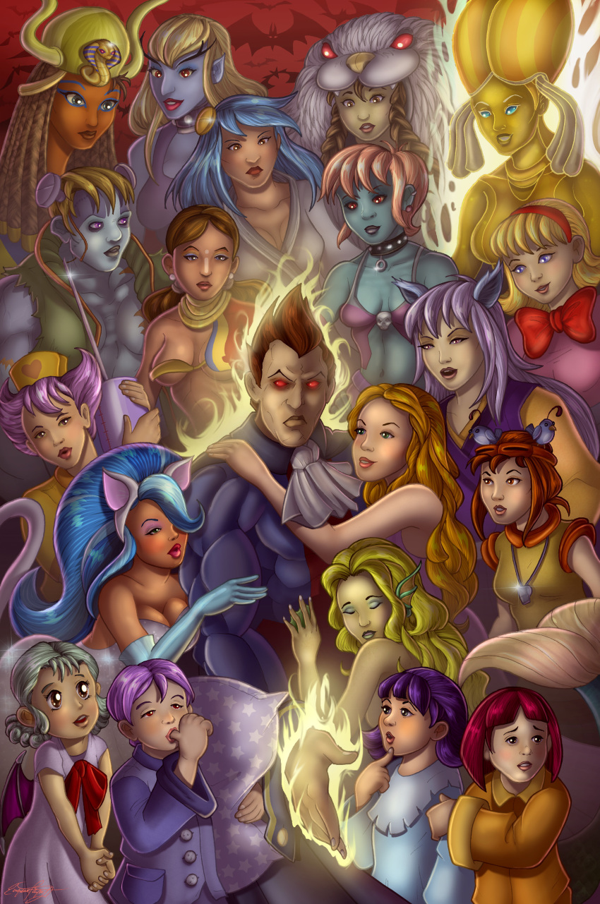 absurd_res alien anakaris animal_humanoid avian b.b._hood bat bird bishamon blonde_hair blue_body blue_hair blue_sin blue_skin breasts brown_eyes brown_hair canid canid_humanoid canine canine_humanoid capcom cat_humanoid cleavage clothed clothing dark_body dark_skin darkstalkers demitri_maximoff donovan_baine ear_piercing ear_ring felicia_(darkstalkers) felid felid_humanoid feline feline_humanoid female finger_in_mouth gene_fayne green_body green_skin hair hi_res hsien-ko_(darkstalkers) huitzil human humanoid jedah_dohma jon_talbain lilith_aensland lolicon lord_raptor male mammal mammal_humanoid marine mei-ling_(darkstalkers) merfolk midnight_bliss morrigan_aensland mummy orange_body orange_hair orange_skin piercing pink_hair purple_hair pyron q-bee red_eyes rikuo ring_piercing rule_63 sasquatch_(darkstalkers) sibling_(lore) sister_(lore) sisters_(lore) split_form thumb_in_mouth undead vampire victor_von_gerdenheim wolf_humanoid young zombie