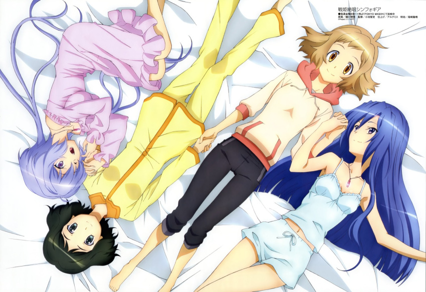 higuchi_hiromi kazanari_tsubasa kohinata_miku senki_zesshou_symphogear tachibana_hibiki tagme yukine_chris